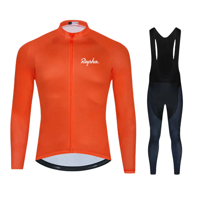 Rapha | Professionells Langarm-Radsport-Set – Fleece-gefütterti Version