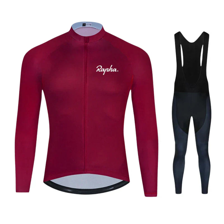 Rapha | Professionells Langarm-Radsport-Set – Fleece-gefütterti Version