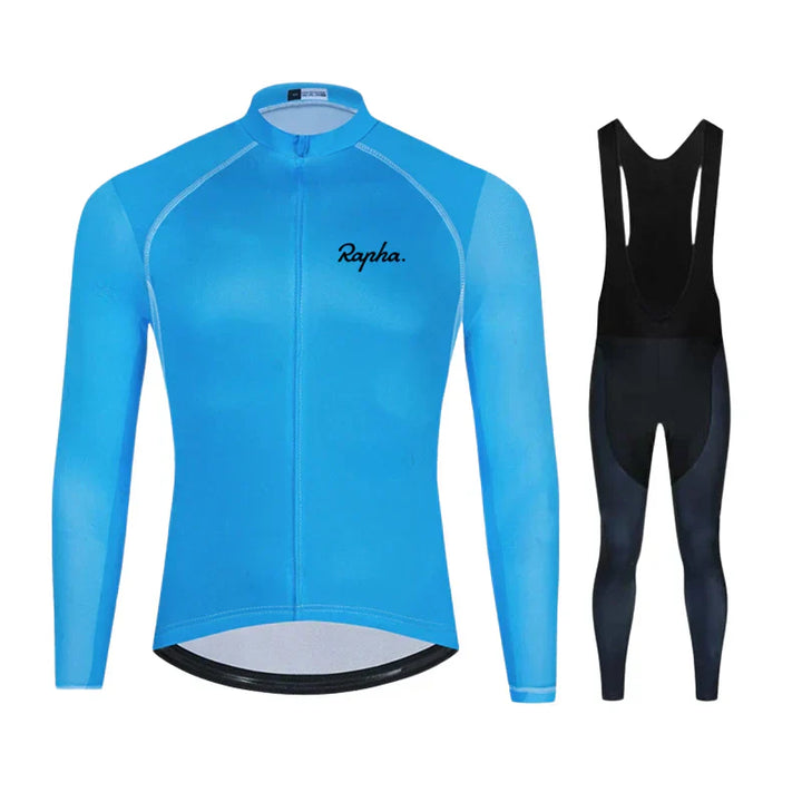 Rapha | Professionells Langarm-Radsport-Set – Fleece-gefütterti Version
