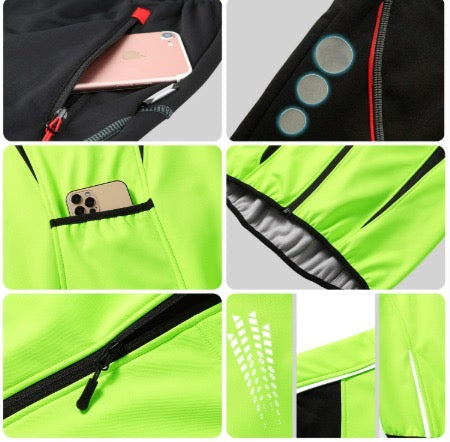 Winddichtes Winter-Set | Velo-Jacke & warme Hose