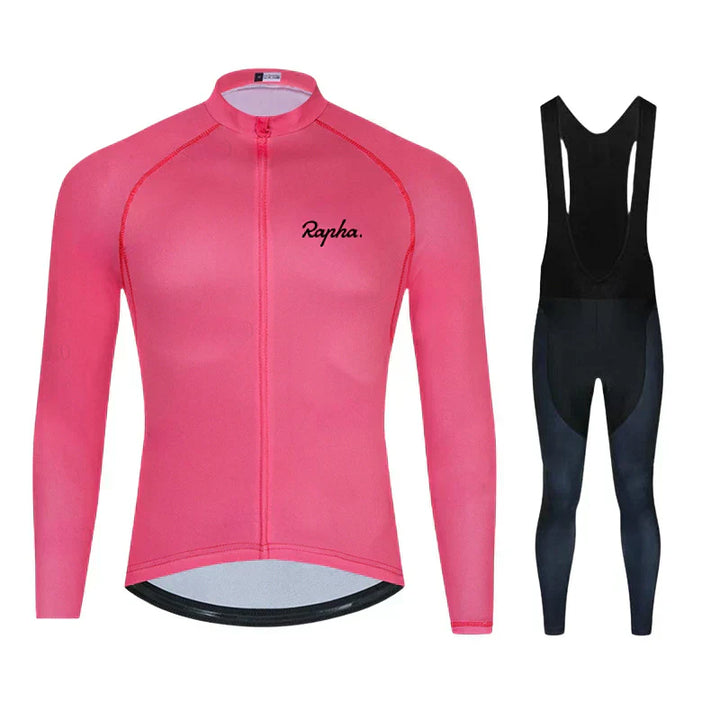 Rapha | Professionells Langarm-Radsport-Set – Fleece-gefütterti Version