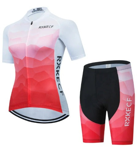BORA Dame-Veloset | Atmigsaktivs Trikot & Velohose