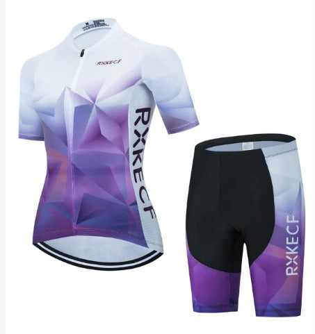 BORA Dame-Veloset | Atmigsaktivs Trikot & Velohose