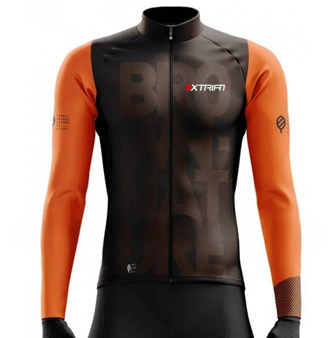 XTRIAT Winter-Velotrikot für Herren | Fleece, Warm & Chältebeständig