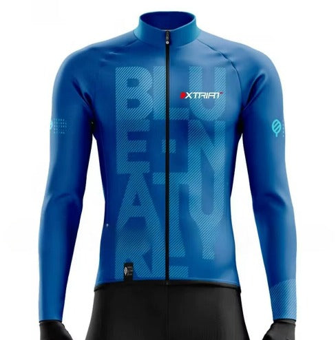 XTRIAT Winter-Velotrikot für Herren | Fleece, Warm & Chältebeständig