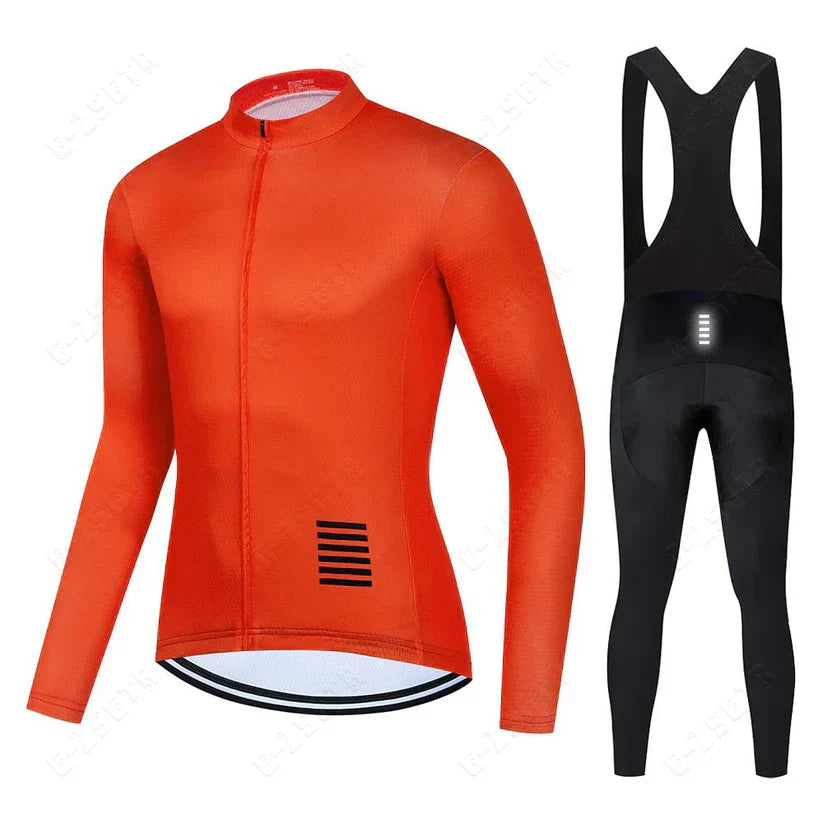 Langarm Radsport Set – Fleece-gefütterti Version