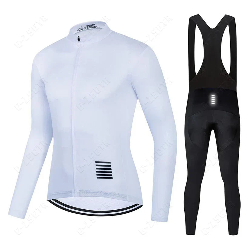Langarm Radsport Set – Fleece-gefütterti Version
