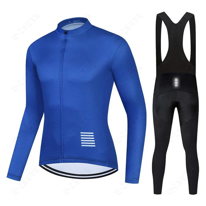 Langarm Radsport Set – Fleece-gefütterti Version