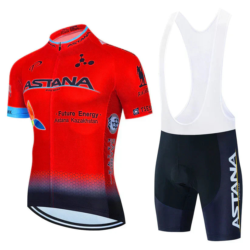 Astana | Professionelles Velo Set – Hochwertige Radsportbekleidung für Profis