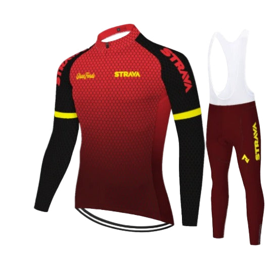 Strava | Thermisches Winter-Radsport-Set